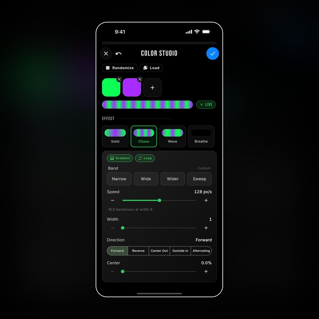 The app's Color Studio screen.